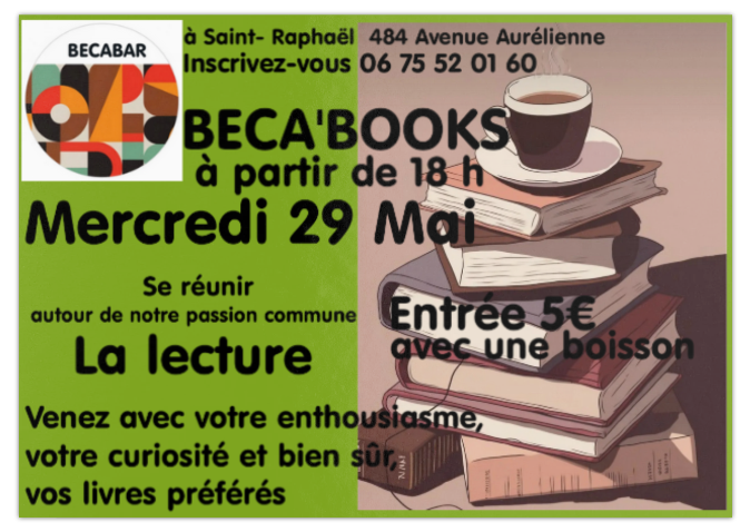 29 Mai – Béca’Books