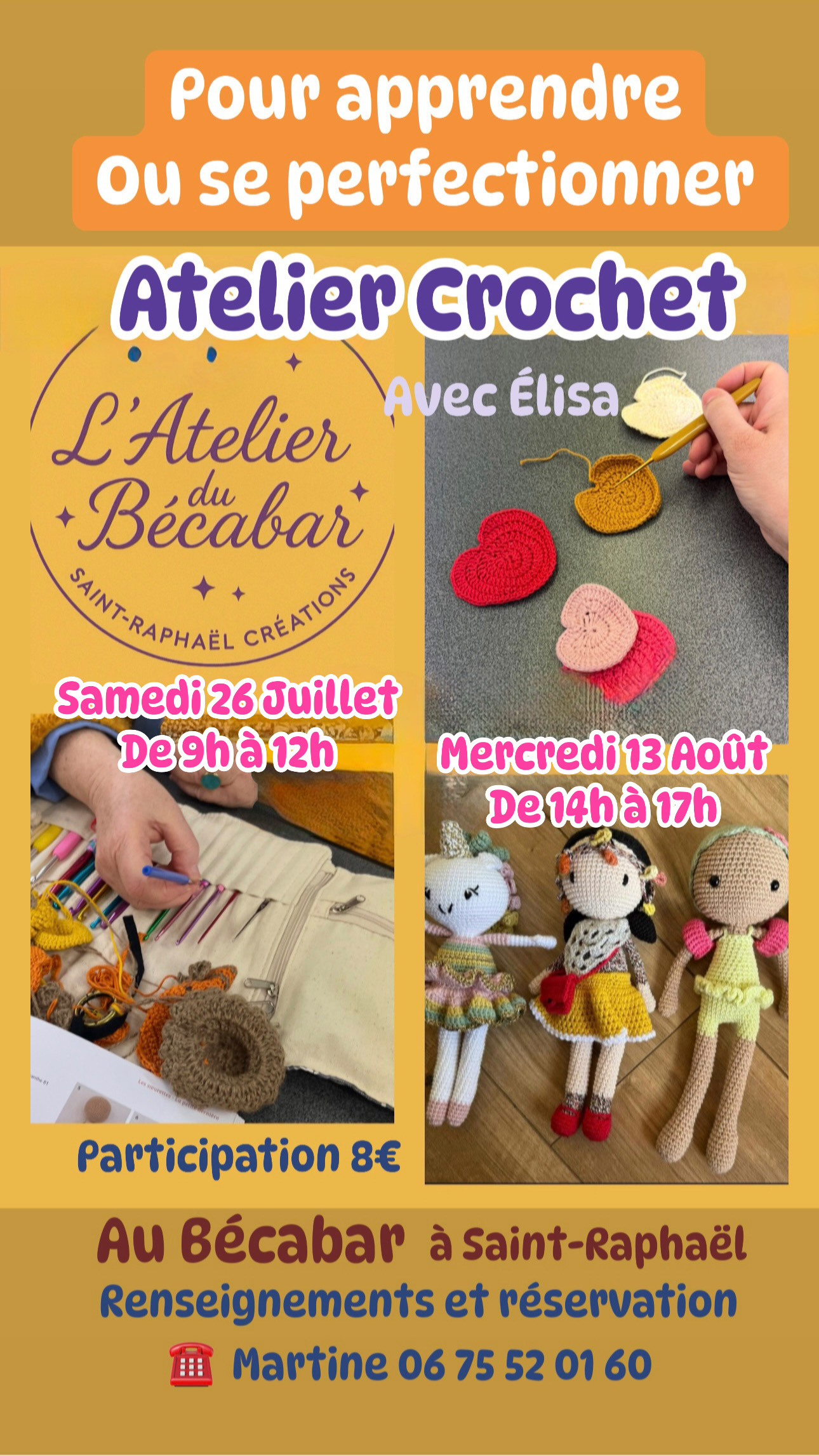 Ateliers Crochet pour tous