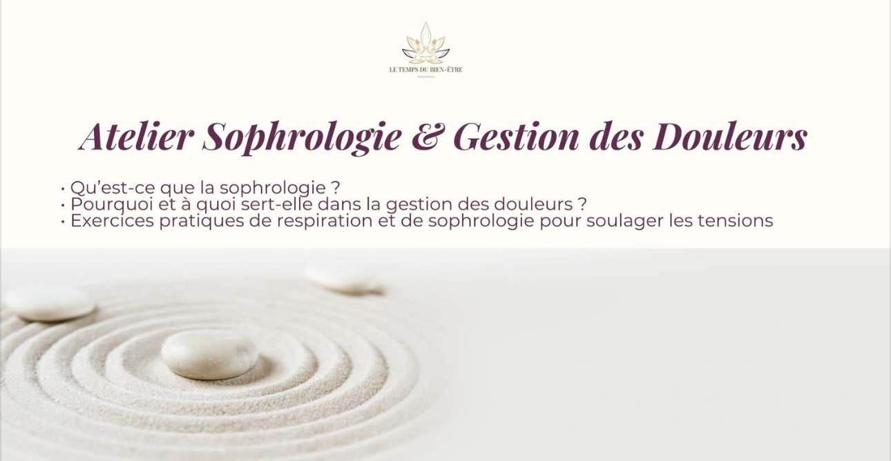 Vendredi 10 Octobre à 19h – Atelier de Sophrologie « Douleurs »