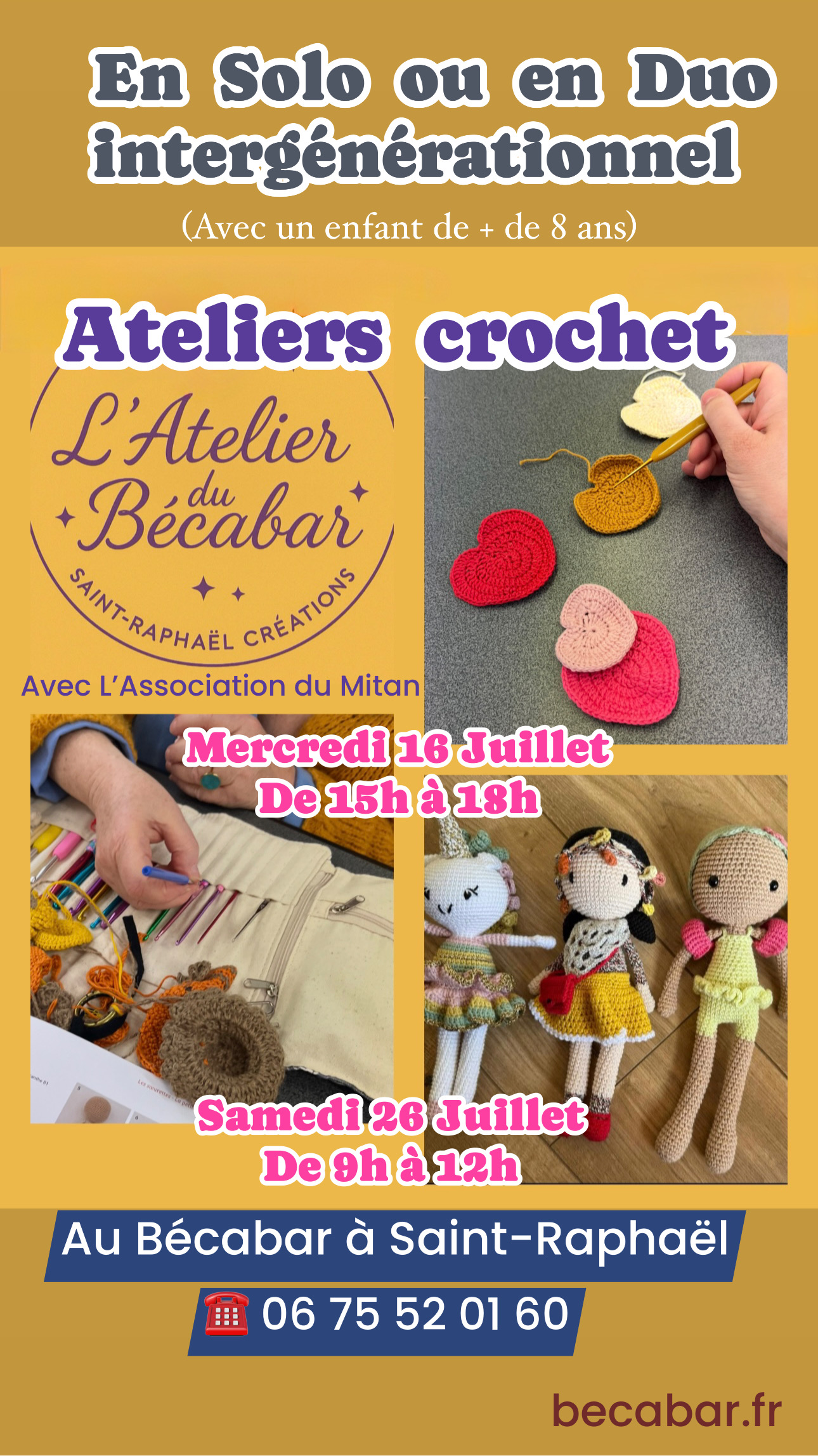 Ateliers Crochet pour tous