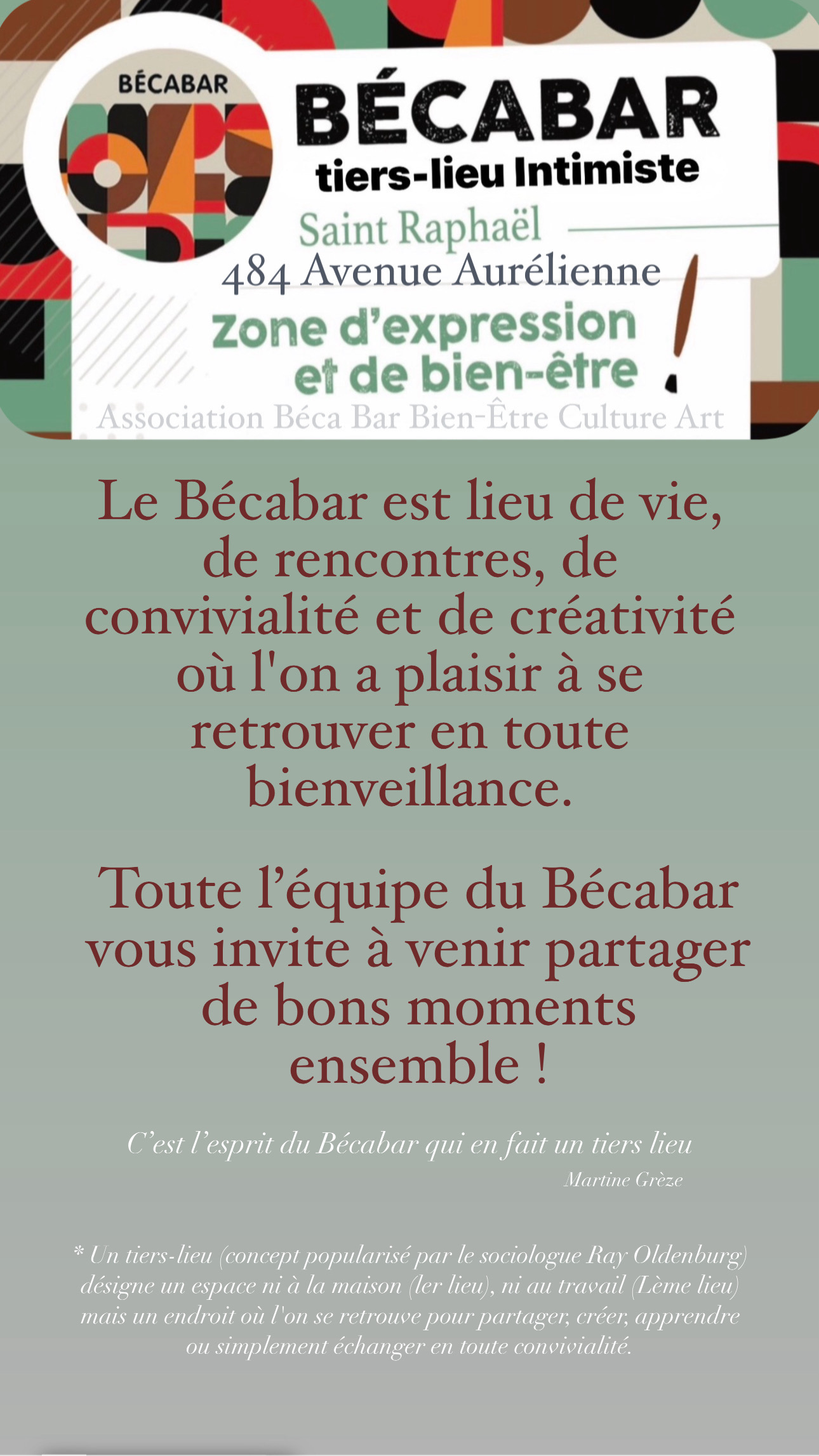 Le Bécabar, un lieu de convivialité et d&rsquo;échanges