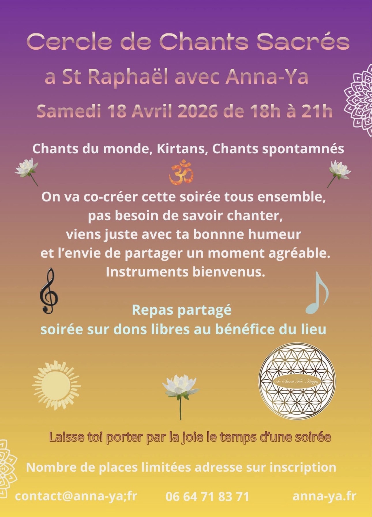 Soirée privée – réserve ta place auprès d&rsquo;Anna-Ya 06 64 71 83 71