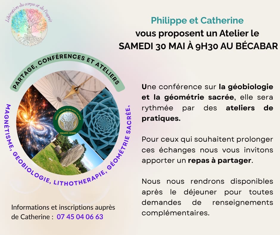 Atelier Partage et Pratique – Samedi 30 Mai à 9h30