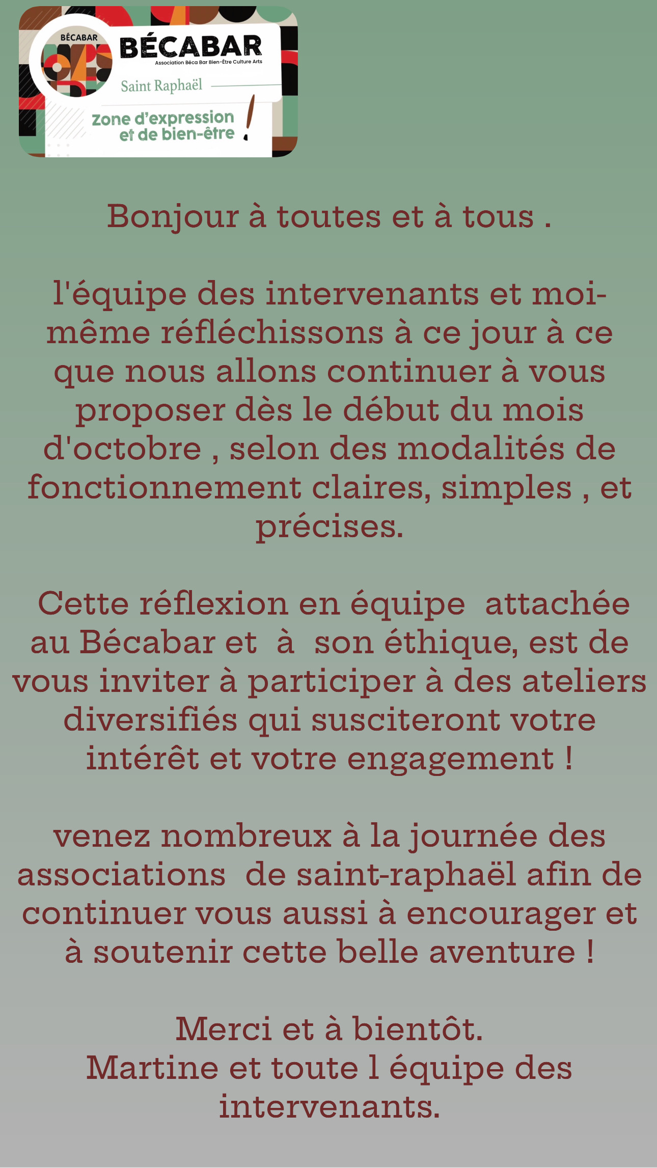 Bientôt la rentrée !