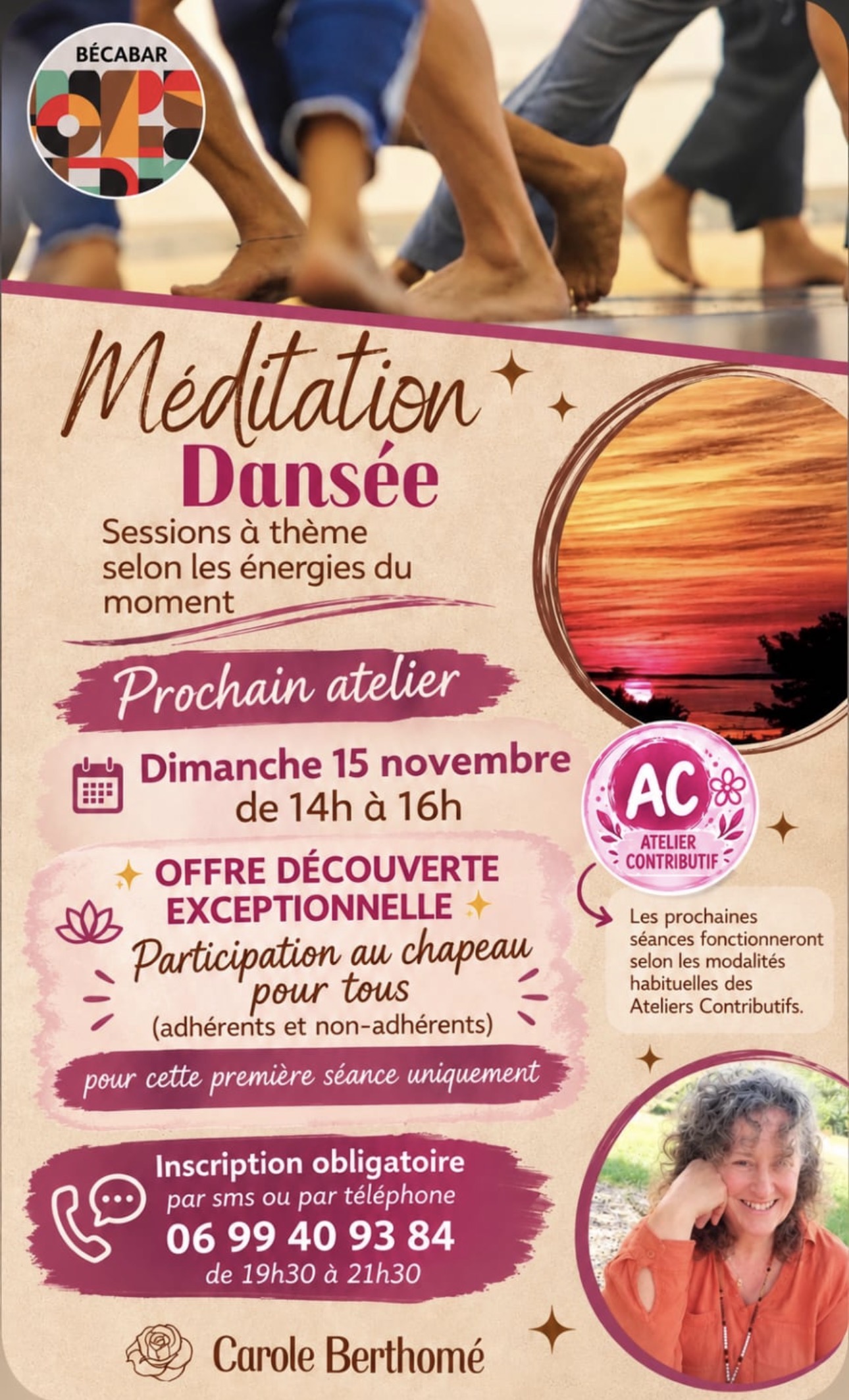🌸✨ BÉCA&rsquo;ATELIER – MÉDITATION DANSÉE ✨🌸